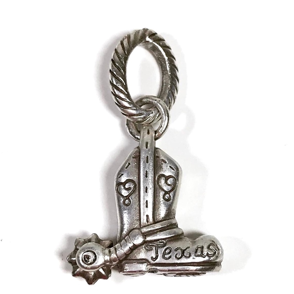 Brighton Texas Boot State Spur Cowgirl Charm